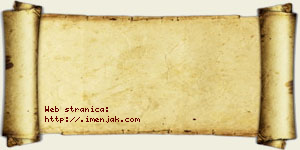 Jovana Karapandžić vizit kartica